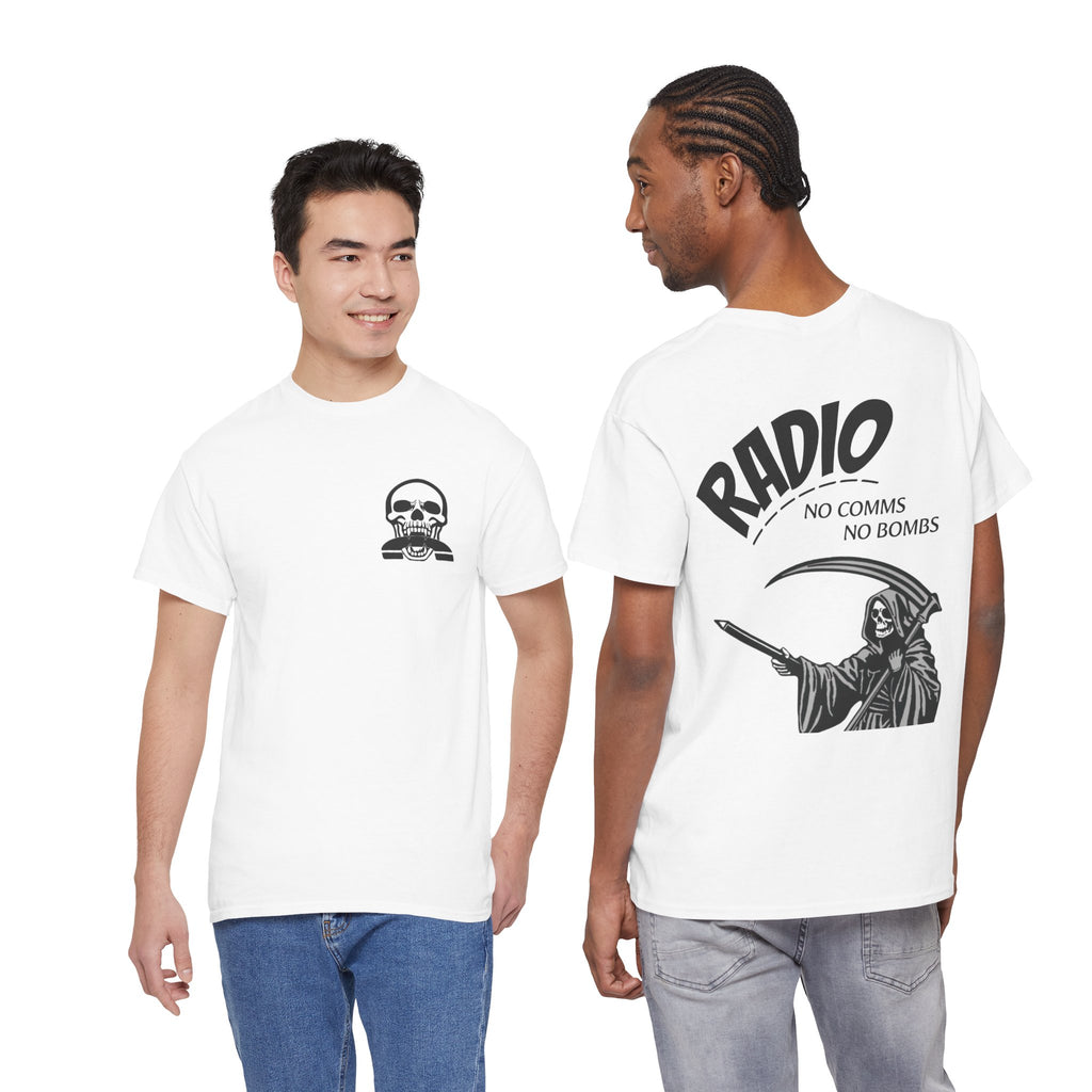 Radio "No Comms, No Bombs" : Tee