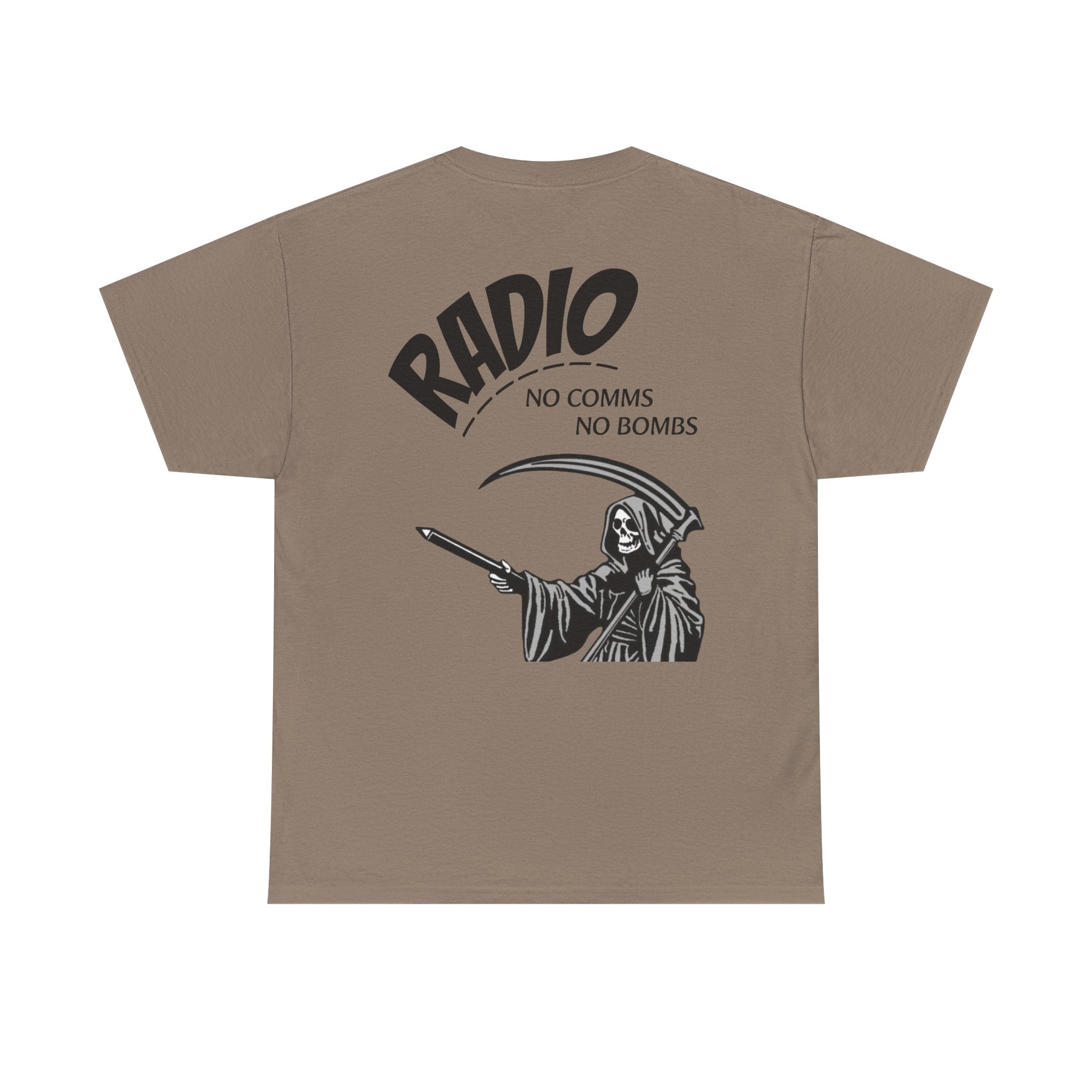 Radio "No Comms, No Bombs" : Tee