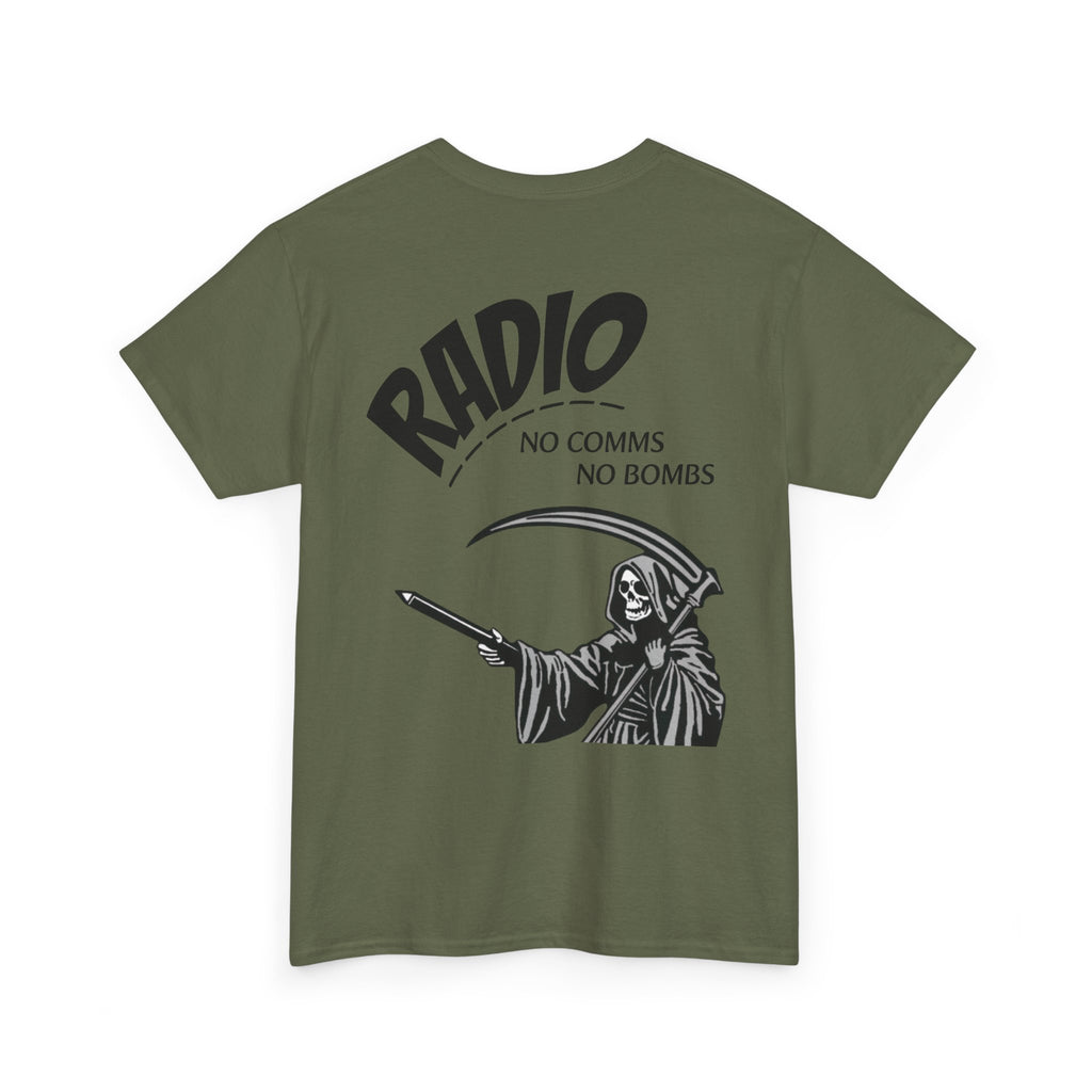 Radio "No Comms, No Bombs" : Tee