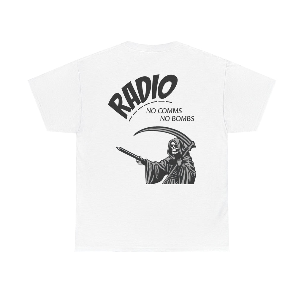 Radio "No Comms, No Bombs" : Tee